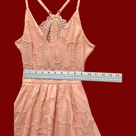 Rue 21 - Women's Summer Sleeveless High Low Hem Ruffle Dress - Pink - XXS - Picture 3 of 16